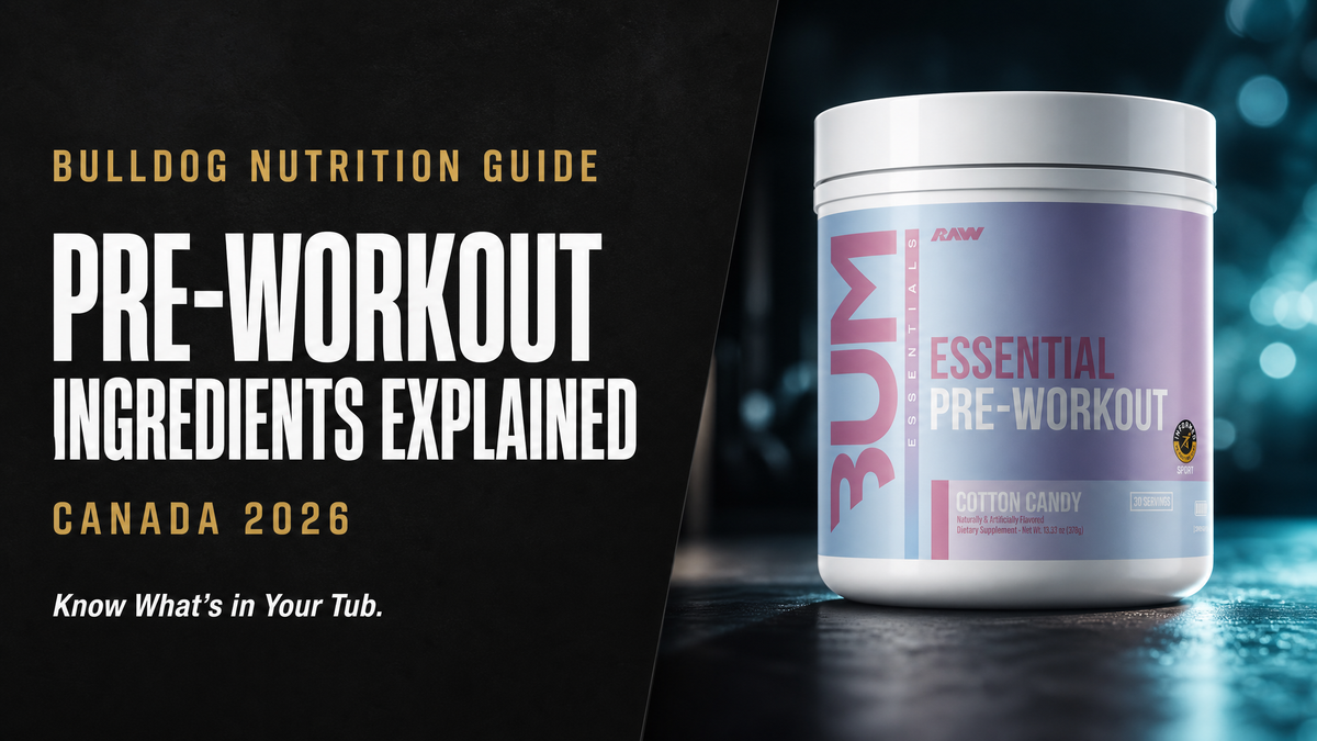 Pre-Workout Ingredients Guide Canada 2026 — Bulldog Nutrition