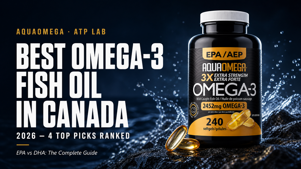 Best omega-3 fish oil in Canada 2026 — top 4 picks ranked by Bulldog Nutrition