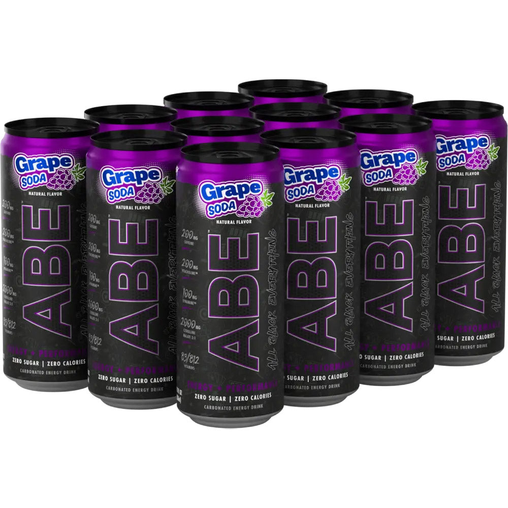 ABE Energy + Performance Drink Case Grape Soda