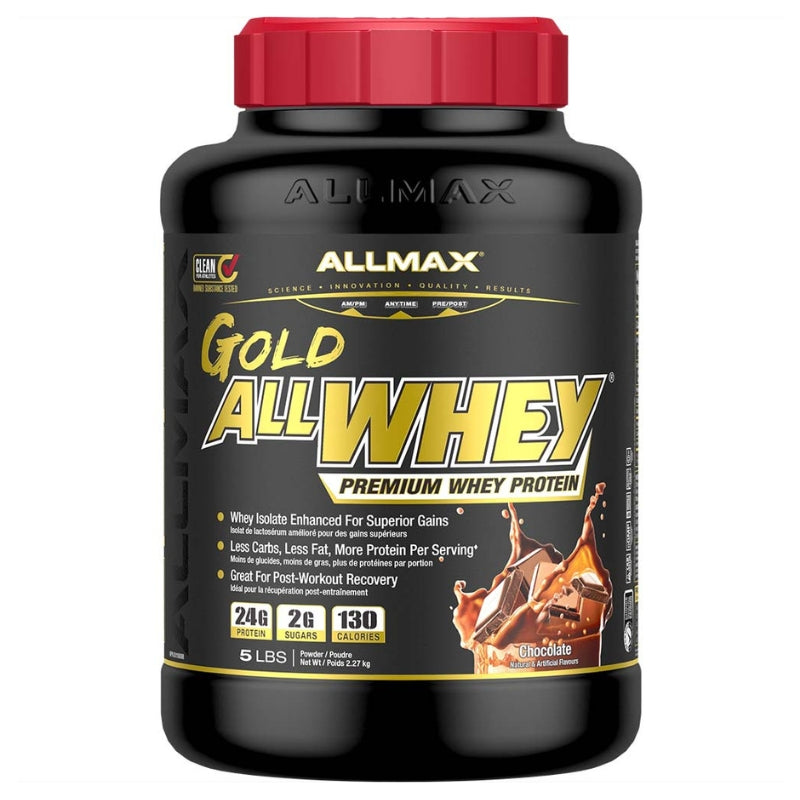 Allmax Nutrition AllWhey Gold 5lbs Whey Isolate Chocolate