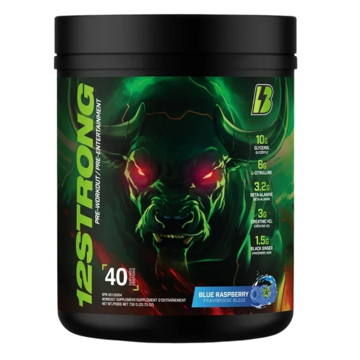 Bull Nutrition - 12 Strong Pre-Workout - 40 Serv