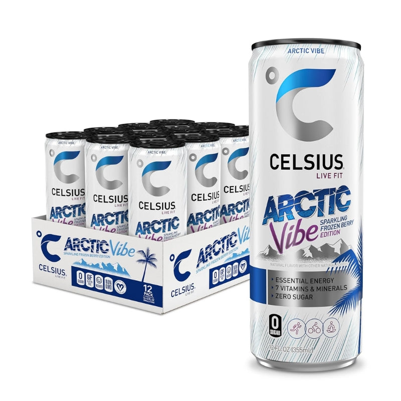 Celsius Energy Drink Case Sparkling Arctic Vibe Frozen Berry