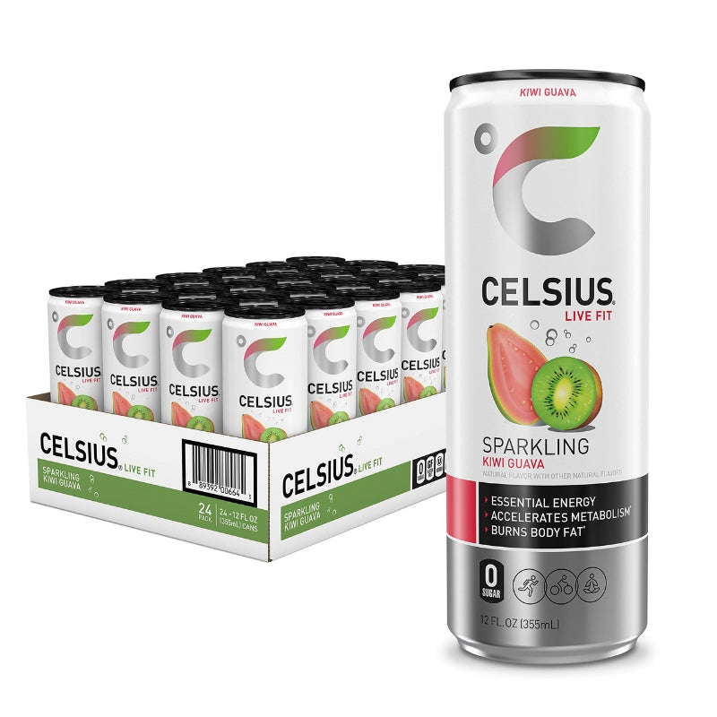 Celsius Energy Drink Case Sparkling Kiwi Guava