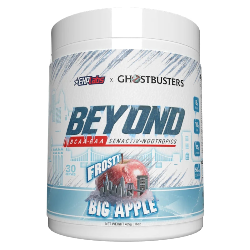 EHP Labs Beyond BCAA EAA Ghostbusters Frosty Big Apple Label