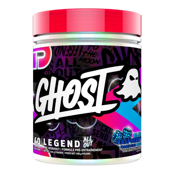 Ghost Legend ALL OUT Pre Workout Blue Raspberry