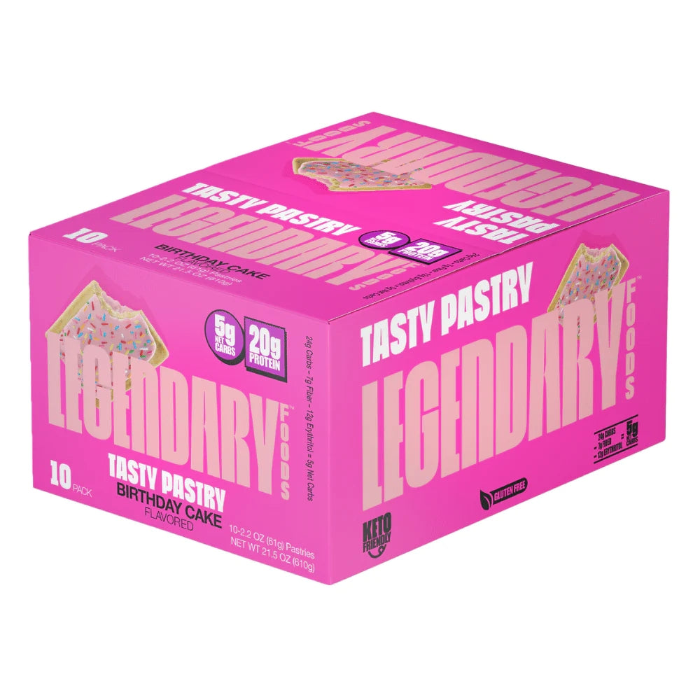 Legendary Foods Protein Pastry 10 pack Birthday Cake