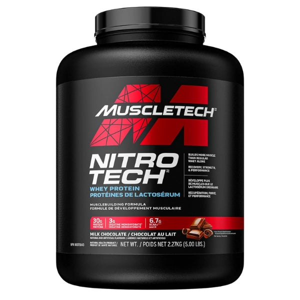 Muscletech Nitro Teach Whey Protein Isolate Blend 5lbs Chococlate