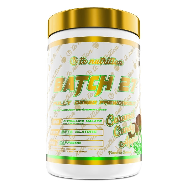 TC Nutrition Batch 27 Caramel Candy Apple Limited Edition Front 