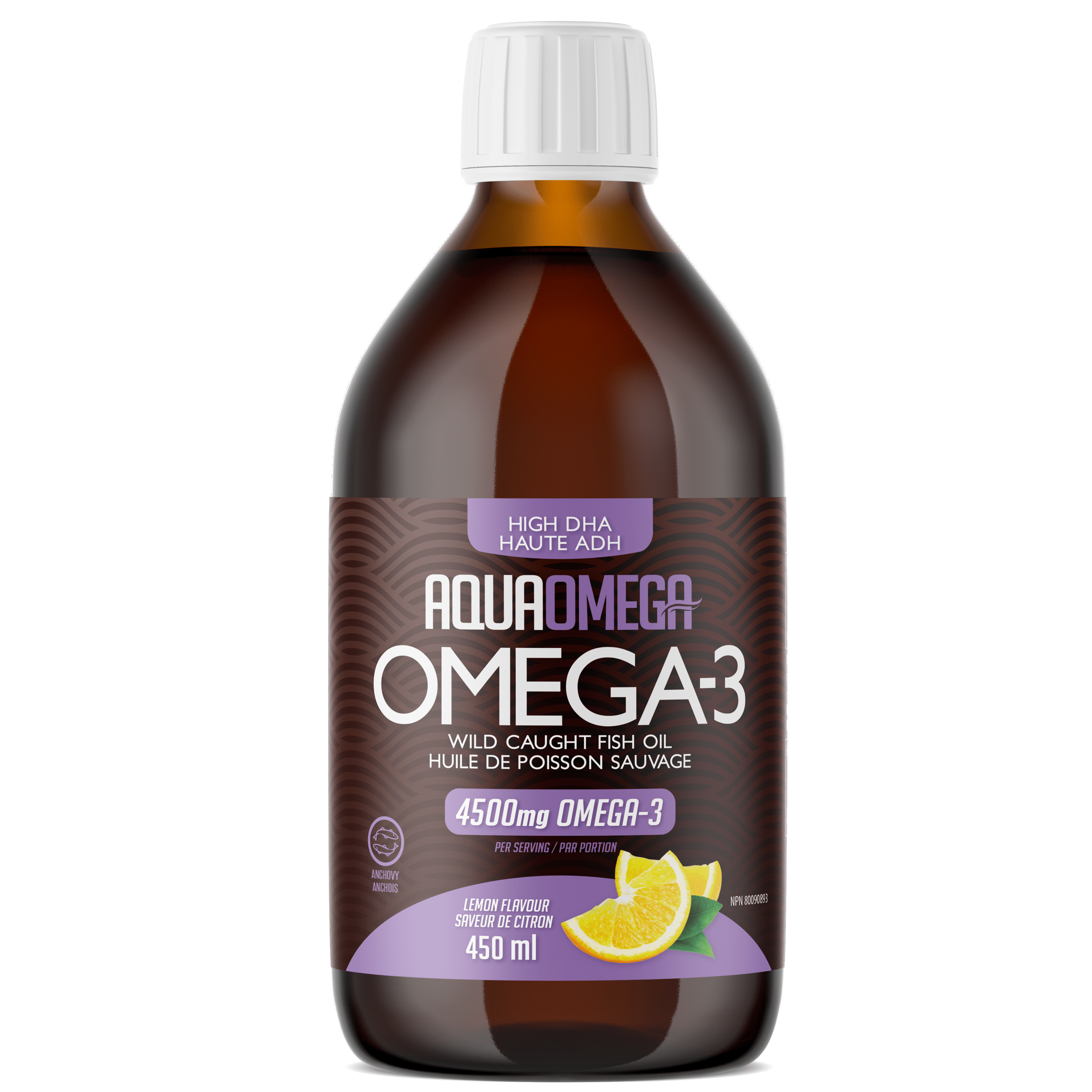 AquaOmega High DHA Omega-3 450ml