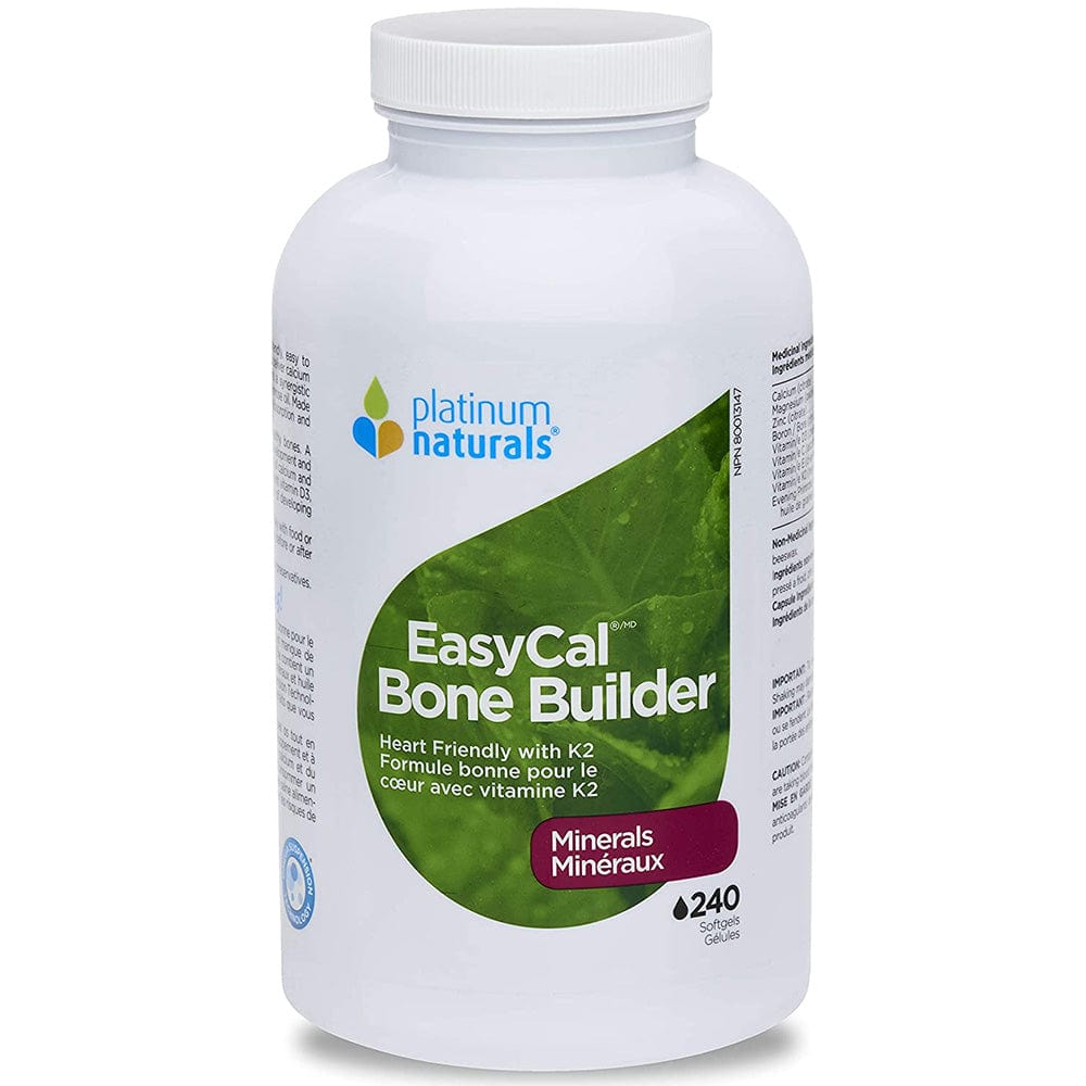 Platinum Naturals EasyCal Bone Builder 240 softgels