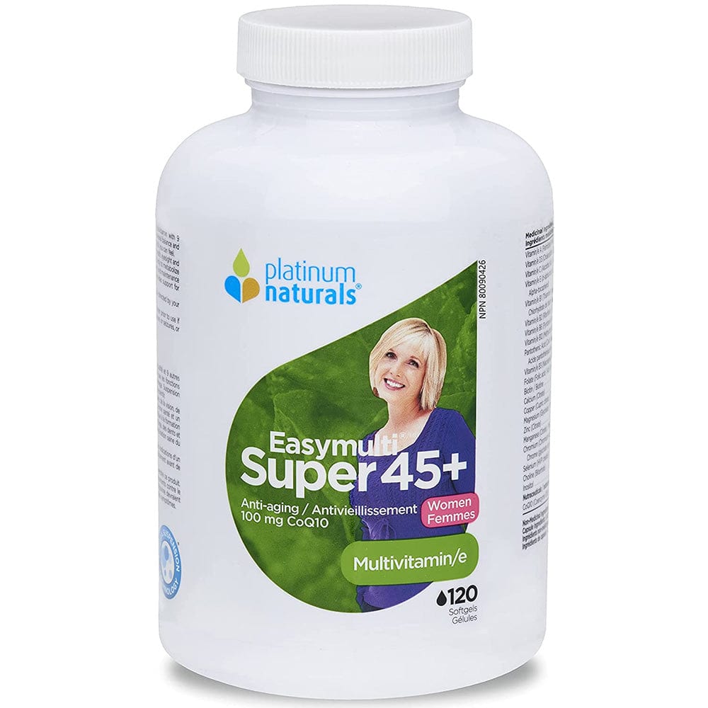 Platinum Naturals EasyMulti Super 45+ for Women, 120 softgels