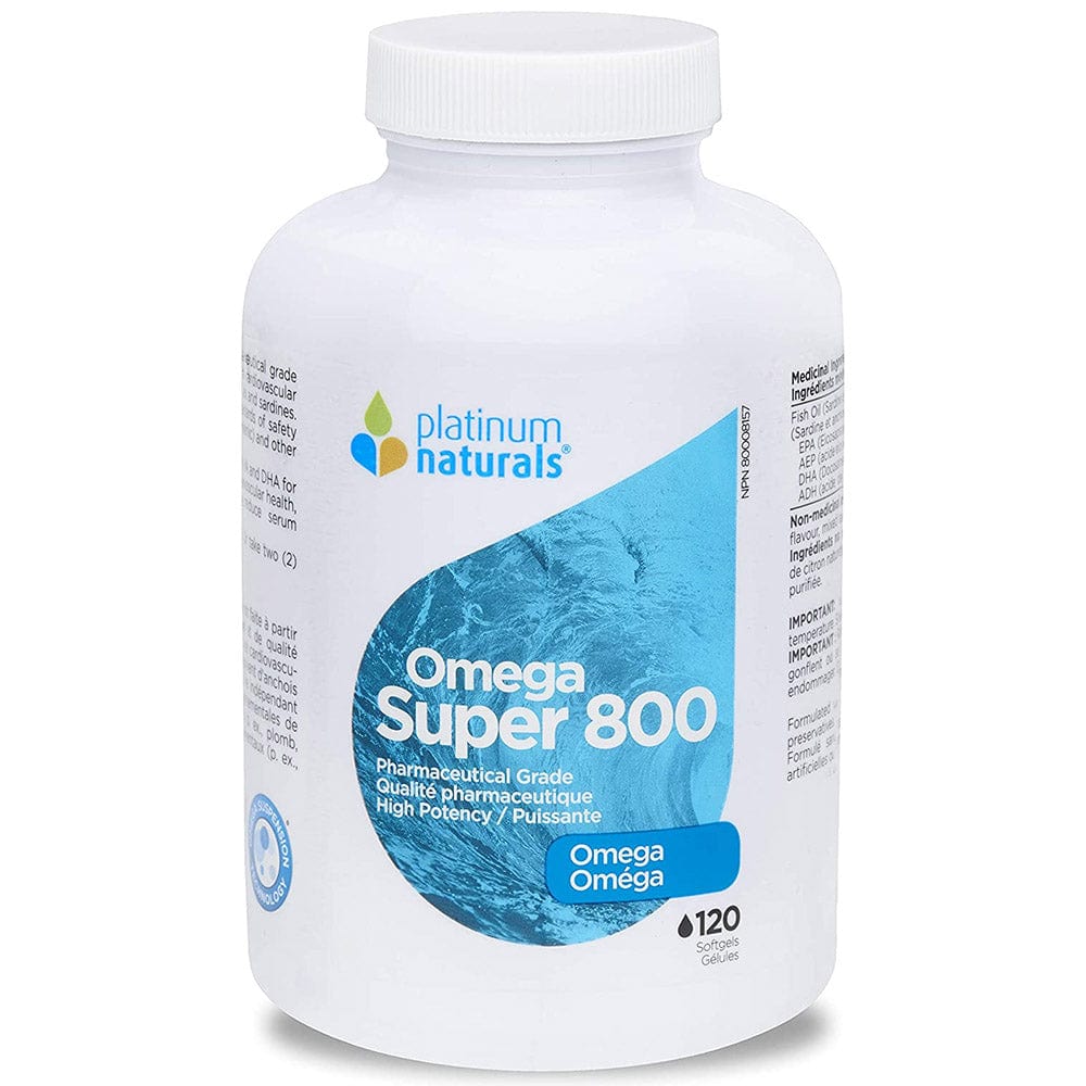 Platinum Naturals Omega Super 800, 120softgels