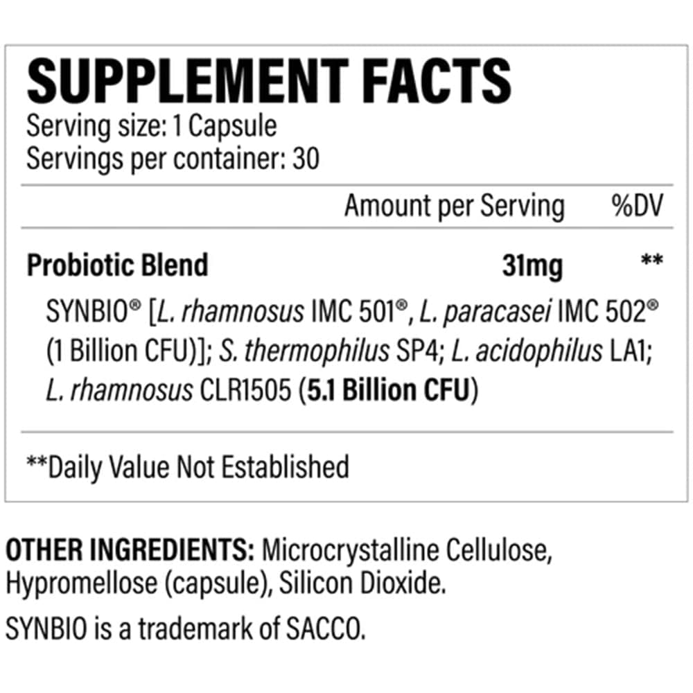 Revive Probiotic 30caps | Shelf Stable Probiotic Supplements