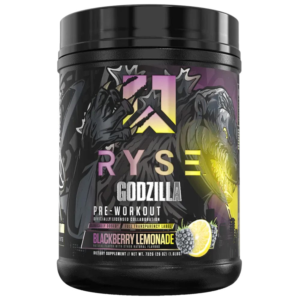 Ryse Godzilla Pre-Workout Supplement Blackberry Lemonade