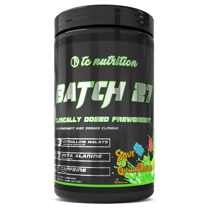 TC Nutrition Batch 27, 40 servings | High Potency Pre Workout