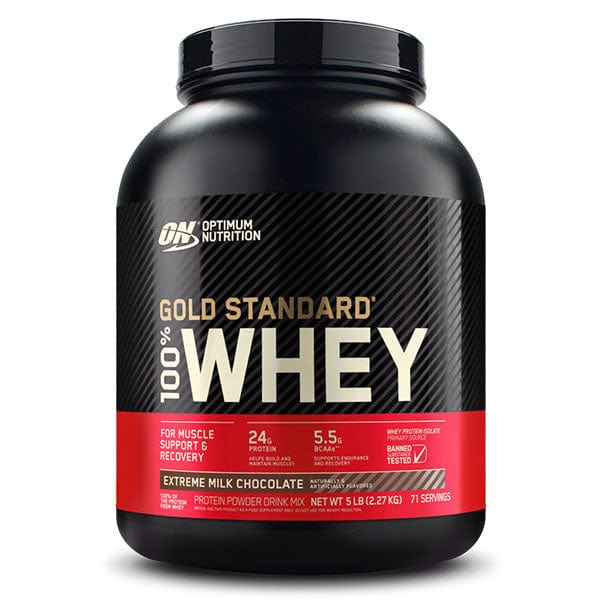 Optimum Gold Standard 100% Whey Protein, 5 lbs