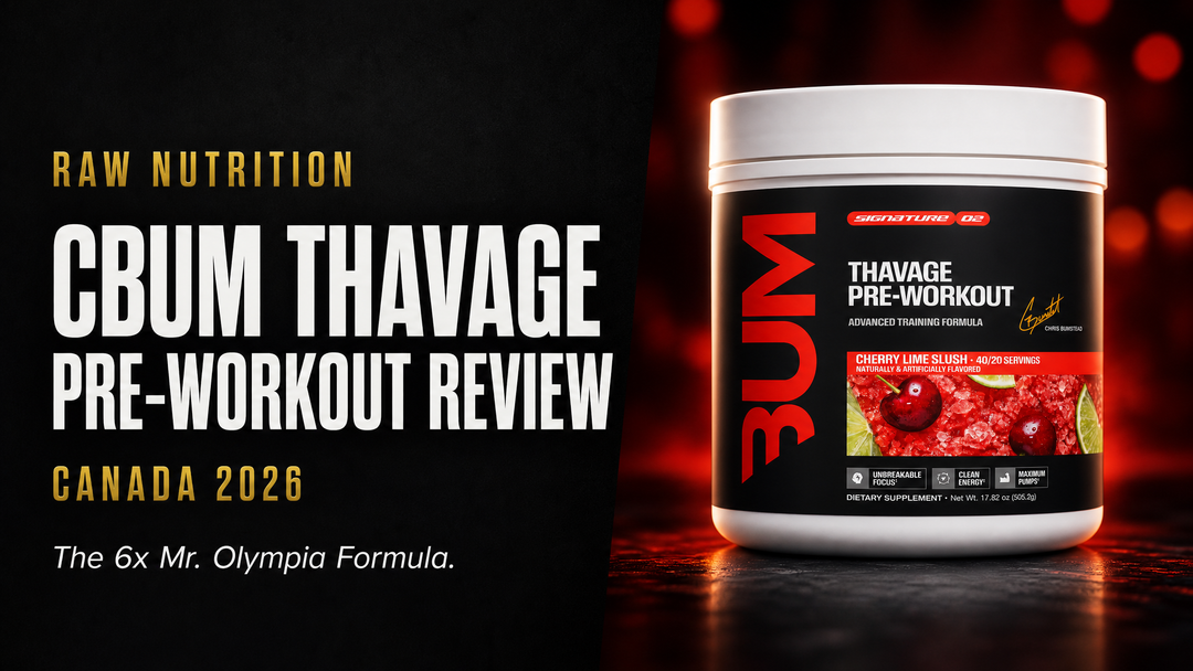 CBUM Thavage Pre-Workout Review Canada 2026 — RAW Nutrition