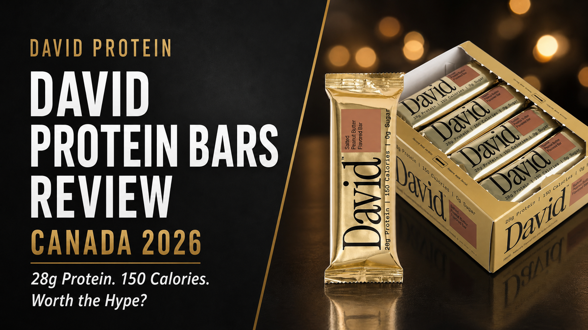 David Protein Bars Review Canada 2026 – 28g protein, 150 calories, 0g sugar – Bulldog Nutrition