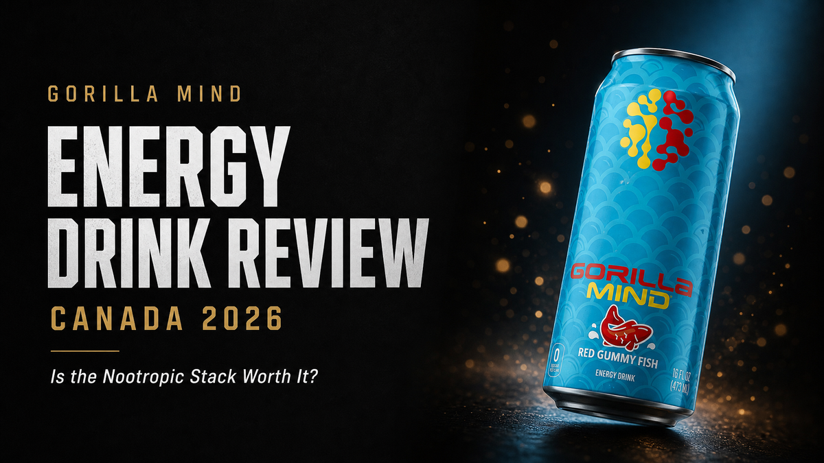 Gorilla Mind Energy Drink Canada Review 2026 - nootropic energy drink