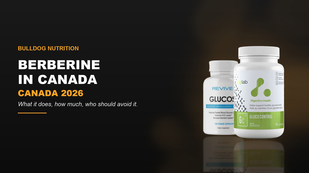 Berberine in Canada 2026 — ATP Lab Gluco Control and Revive MD Glucose