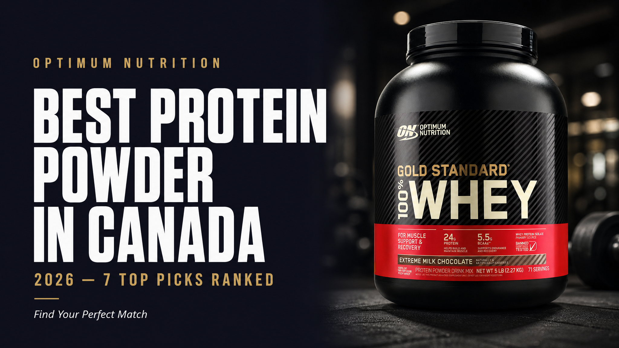 Best Protein Powder Canada (2026): 7 Picks Scored & Ranked