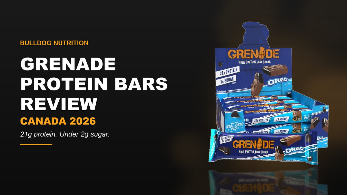 Grenade Protein Bars review Canada 2026 — 21g protein, under 2g sugar