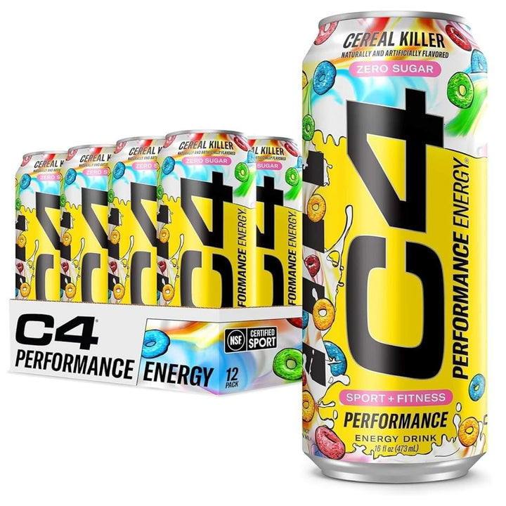 Cellucor C4 Performance Energy Drink Case 12/cans Cereal Killer – Bulldog Nutrition Canada