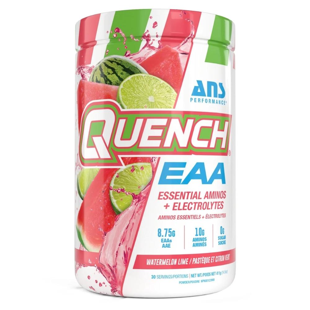 ANS Quench EAA 30 serve front label Watermelon Lime 