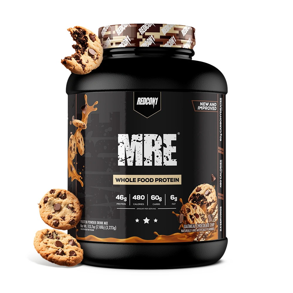 Redcon1 MRE Whole Food Meal Replacement 25 Servings – Oatmeal Chocolate Chip