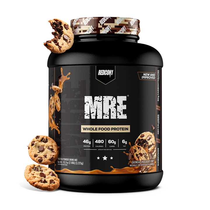 Redcon1 MRE Whole Food Meal Replacement 25 Servings – Oatmeal Chocolate Chip
