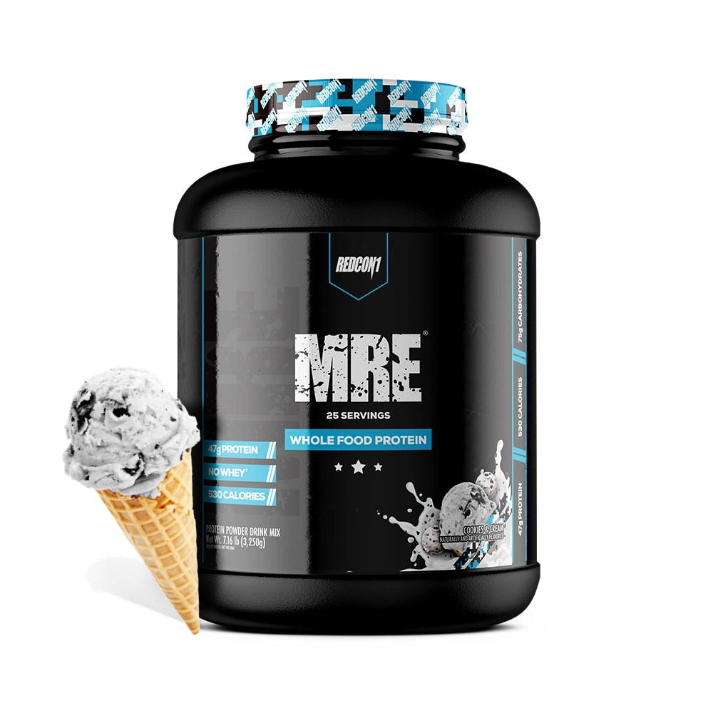 Redcon1 MRE Whole Food Meal Replacement 25 Servings – Cookies & Cream