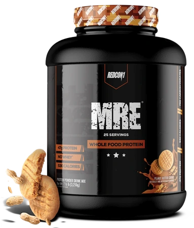 Redcon1 MRE Whole Food Meal Replacement 25 Servings – Peanut Butter Cookie