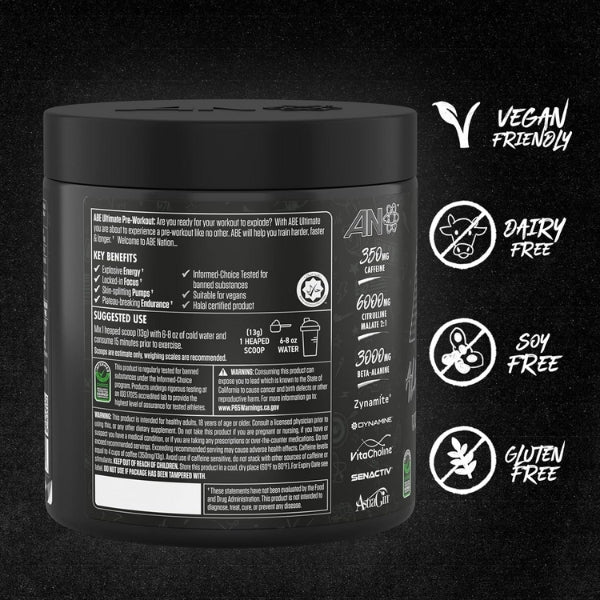 Applied Nutrition ABE Pre Workout Features
