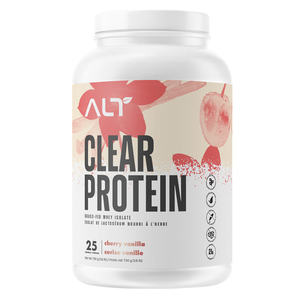 ALT Clear Protein Grass Fed Whey Isolate Cherry Vanilla