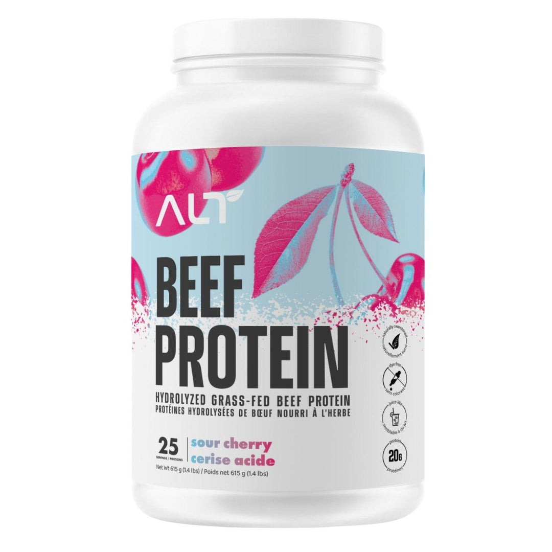 ALT_Grass_Fed_Beef_Protein_Isolate_Sour_Cherry High Protein Nutrition Canada