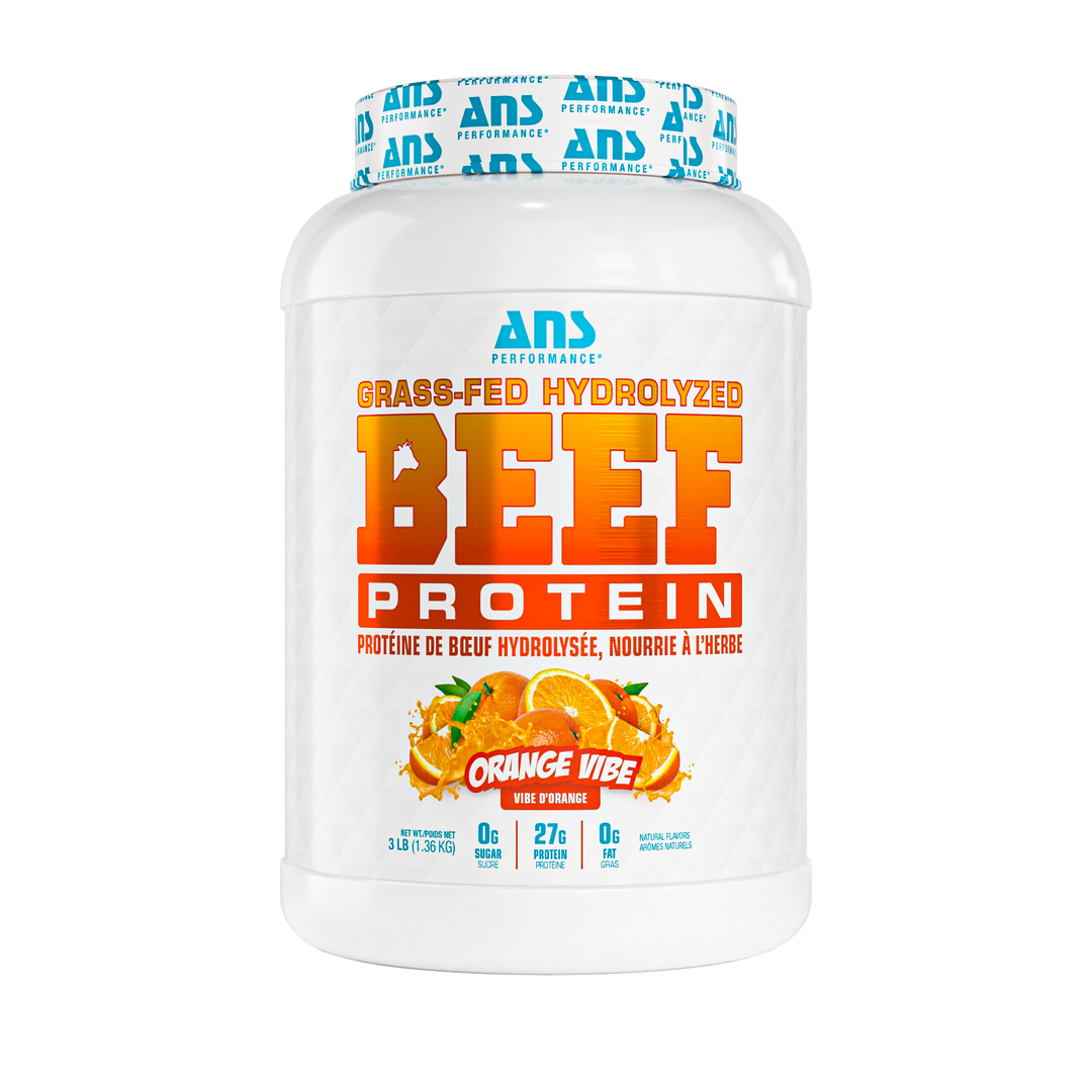 ANS Performance BEEF Protein 3lb Orange Vibe — Bulldog Nutrition Canada