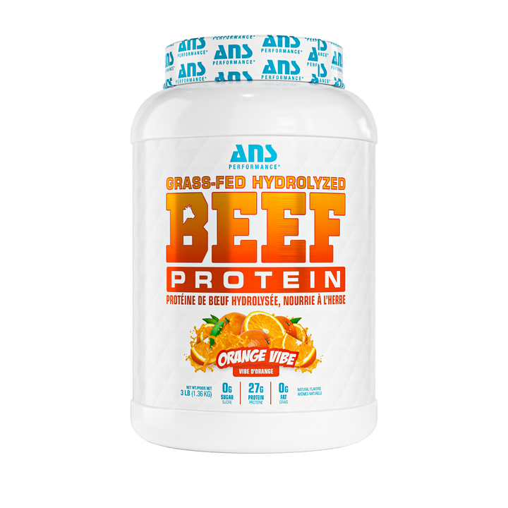 ANS Performance BEEF Protein 3lb Orange Vibe — Bulldog Nutrition Canada
