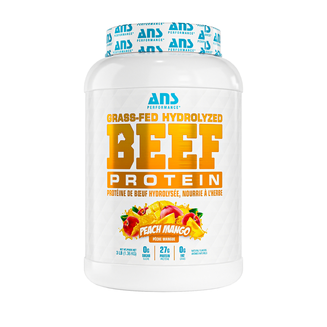 ANS Performance BEEF Protein 3lb Peach Mango — Bulldog Nutrition Canada
