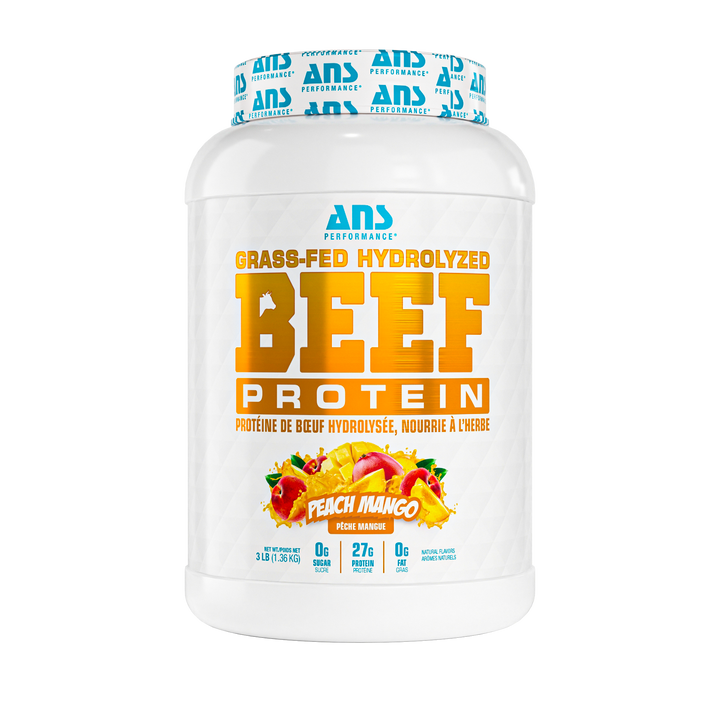ANS Performance BEEF Protein 3lb Peach Mango — Bulldog Nutrition Canada