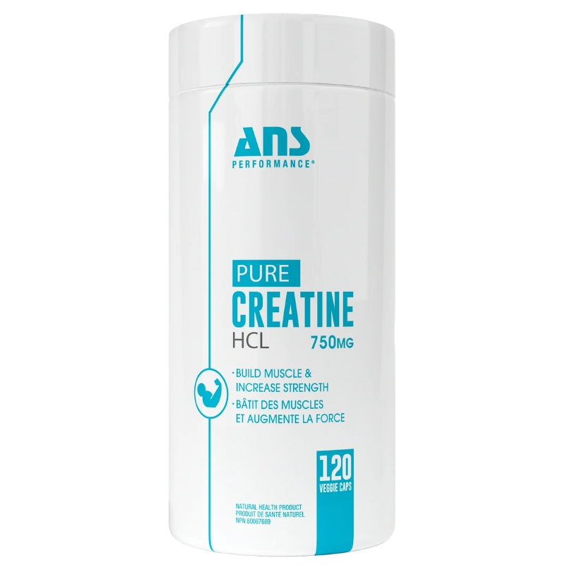 ANS Performance Supplements Creatine HCL 120 caps bottle front