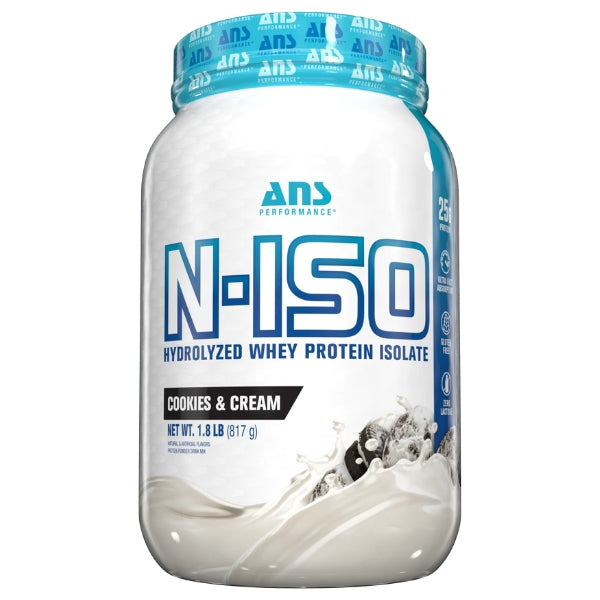 ANS N-ISO Hydrolyzed Whey Protein Isolate 1.8lbs Cookies Cream