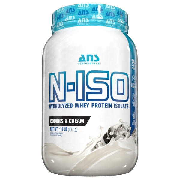 ANS N-ISO Hydrolyzed Whey Protein Isolate 1.8lbs Cookies Cream