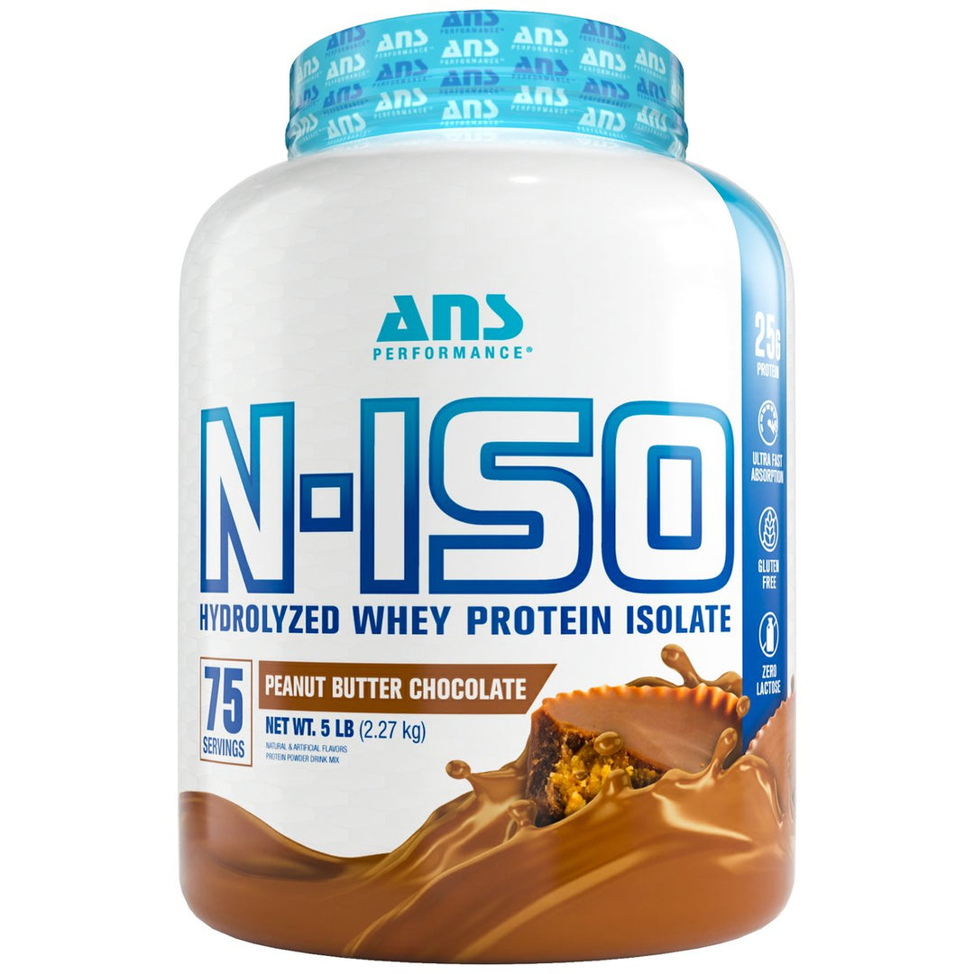 ANS Performance N-ISO Hydrolyzed Whey Isolate 5lbs Peanut Butter Chocolate – Bulldog Nutrition Canada