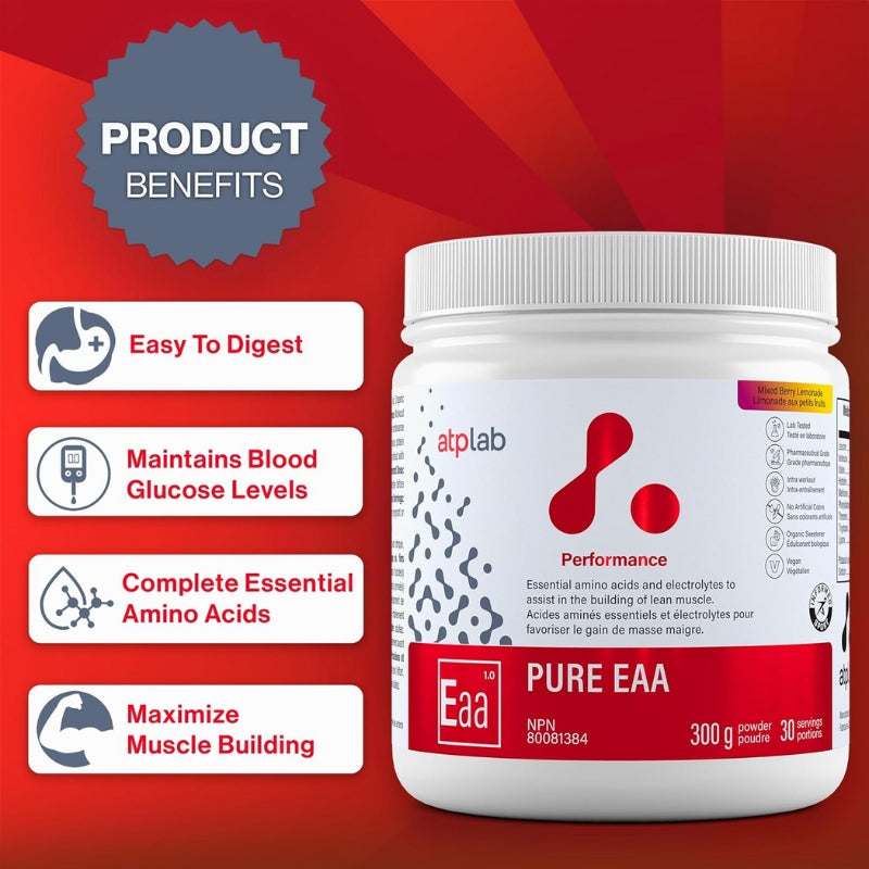 ATP Lab Pure EAA Supplement Product Benefits and Features