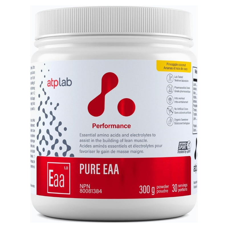 ATP Lab Pure EAA Supplement Front Label Pineapple Coconut