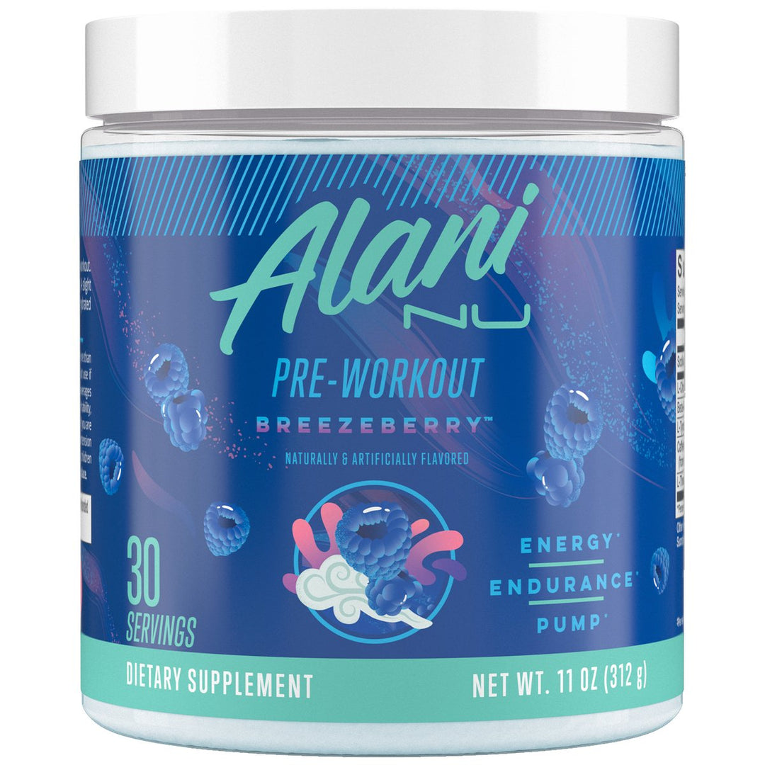 Alani Nu Pre-Workout 30 Servings Breezeberry – Bulldog Nutrition Canada