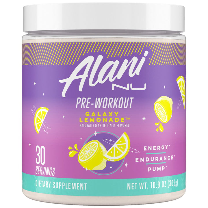 Alani Nu Pre-Workout 30 Servings Galaxy Lemonade – Bulldog Nutrition Canada