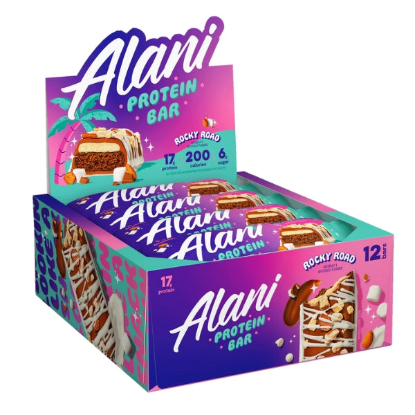 Alani Nu Protein Bar Case Rocky Road