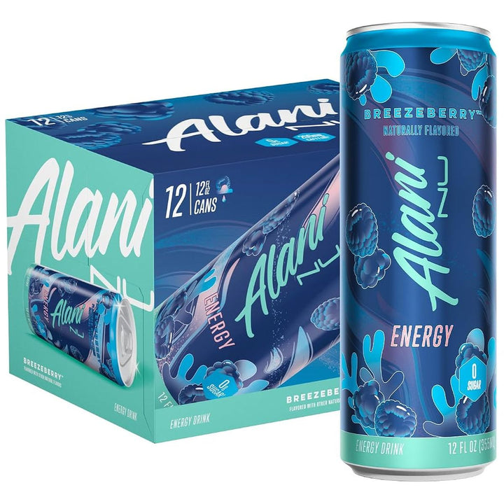 Alani Nu Energy Drink Case 12 Cans Breezeberry – Bulldog Nutrition Canada