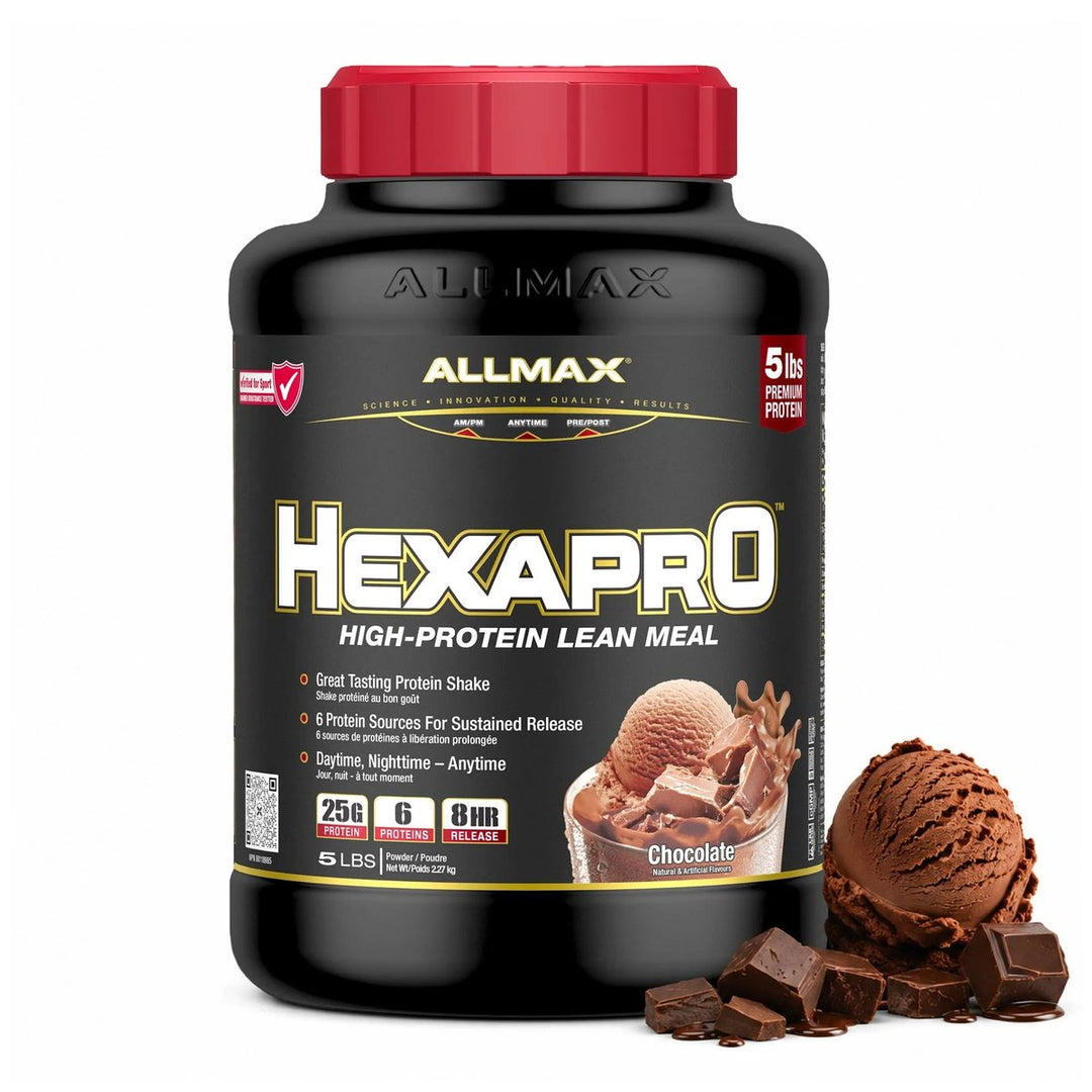 Allmax HexaPro 5lbs Chocolate – Bulldog Nutrition Canada